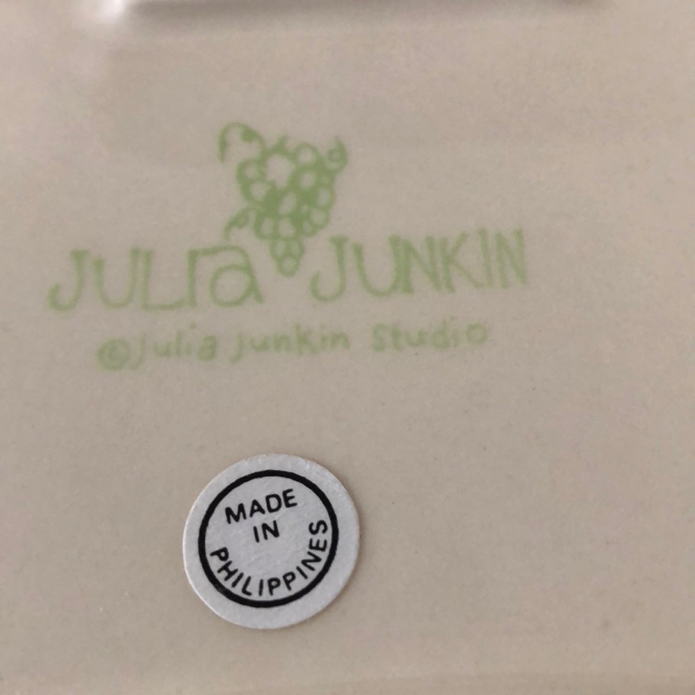 Designer Julia Junkin Cheese plate platter women peace freedom friendship NEW - Picture 5 of 6